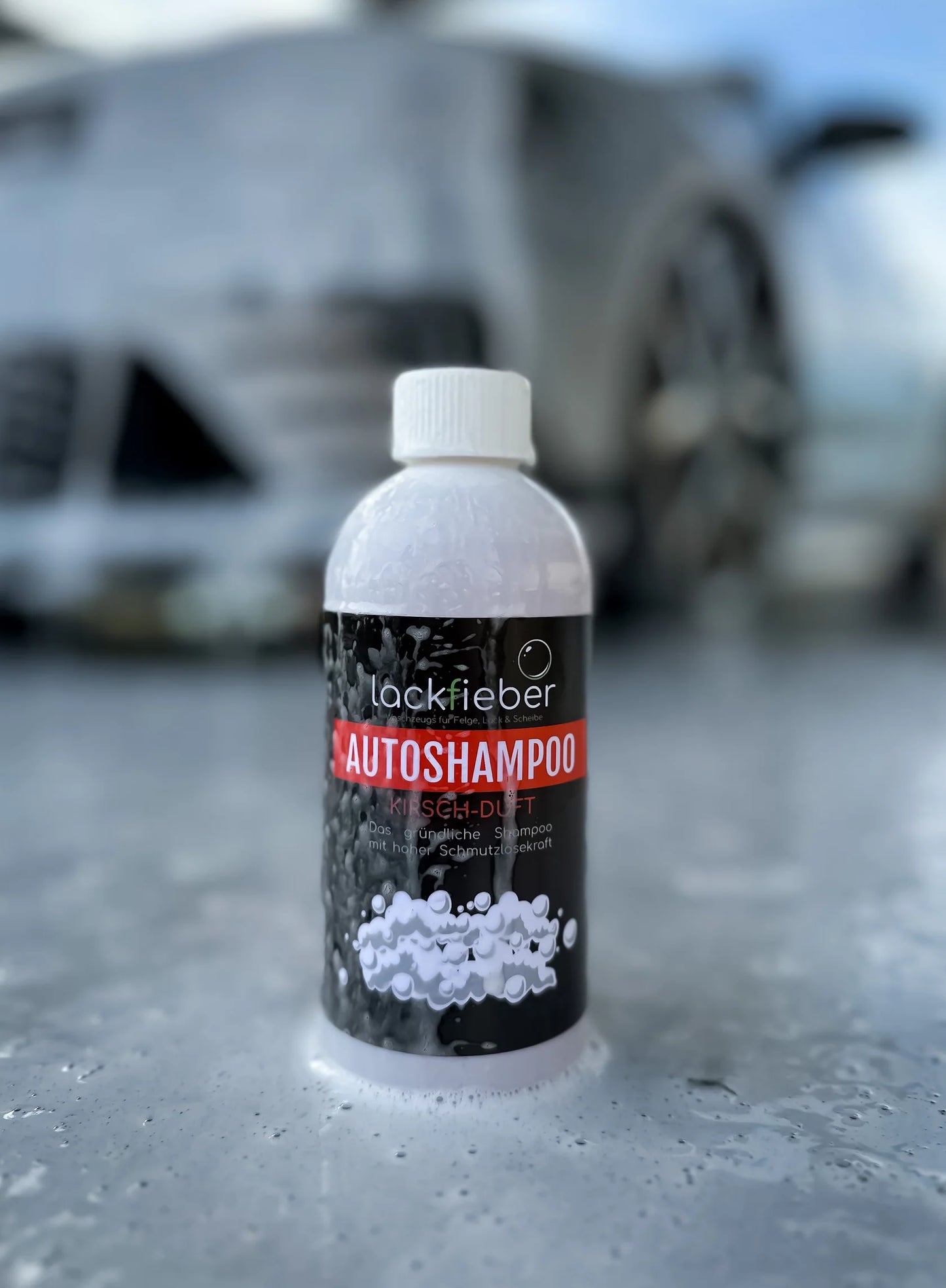 Lackfieber Autoshampoo mit Kirsch-Duft 0,5l
